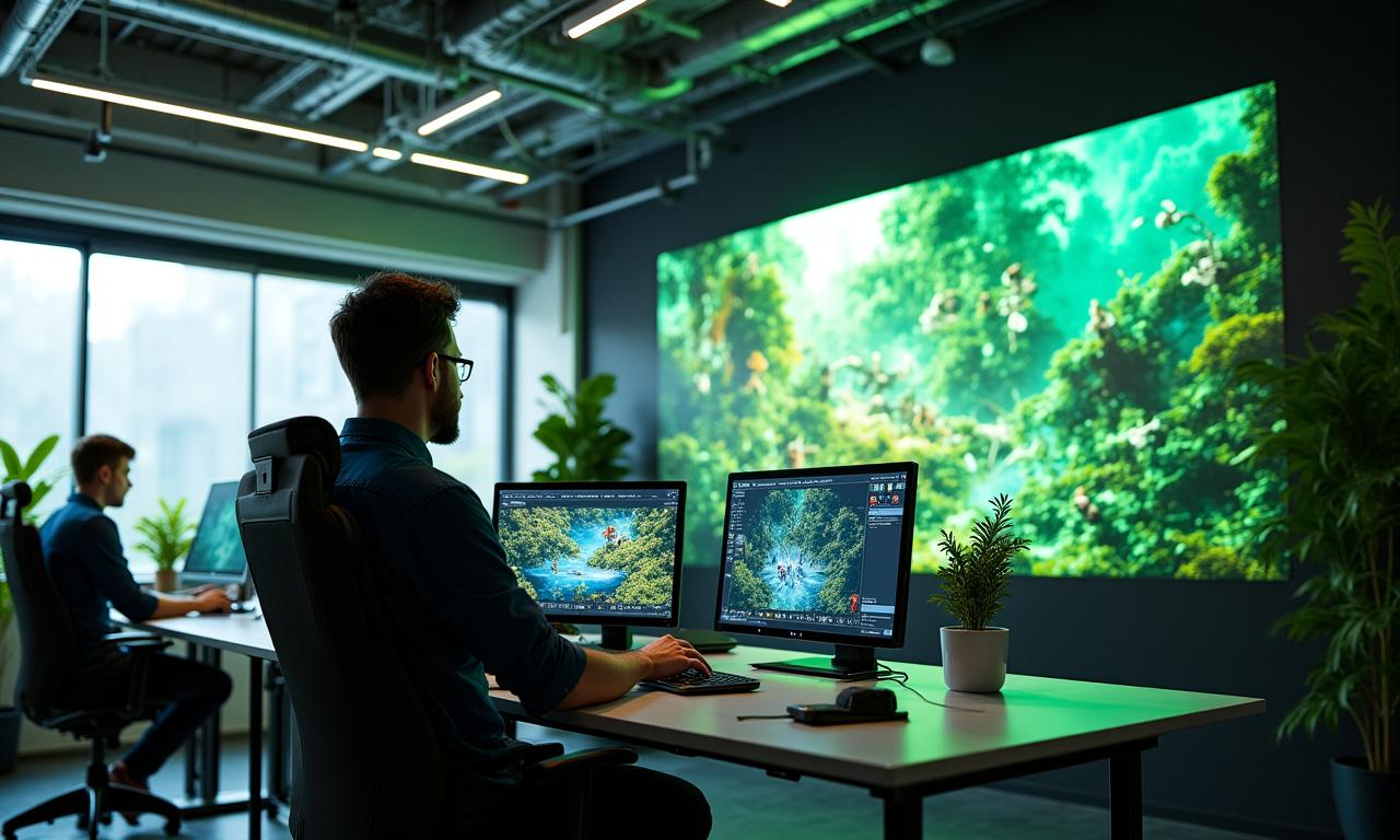 ゲーム制作のクリエイティブな現場